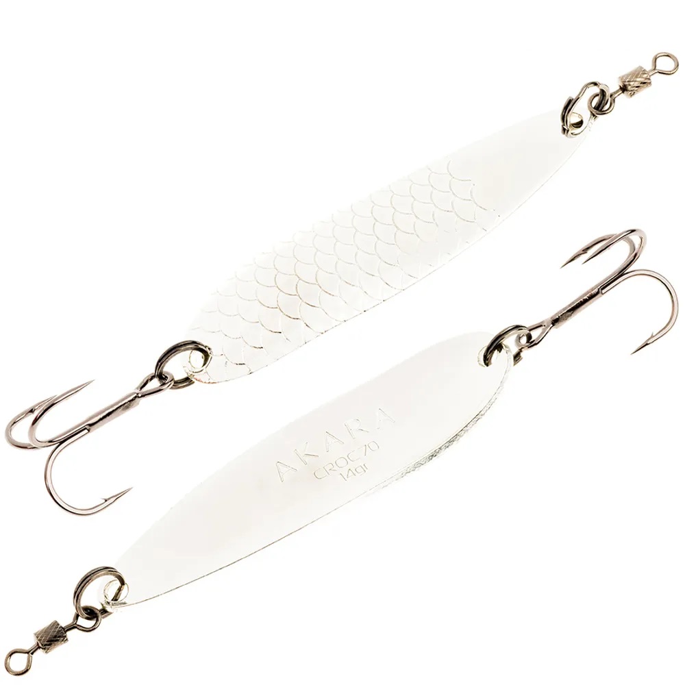 

Блесна колебалка Akara Action Series Croc 85 22 гр. 4/5 oz. AB59, Серебристый, Action Series Croc
