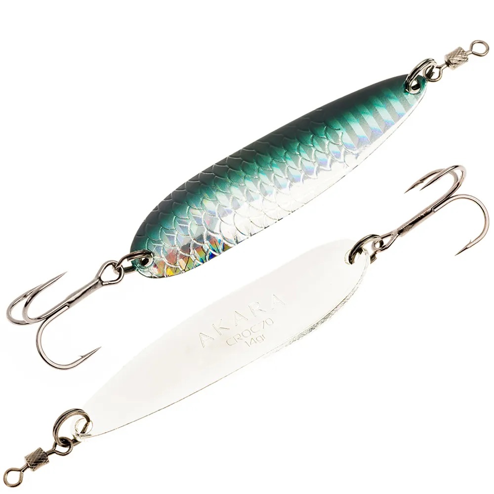 

Блесна колебалка Akara Action Series Croc 85 22 гр. 4/5 oz. AB56, Зеленый, Action Series Croc
