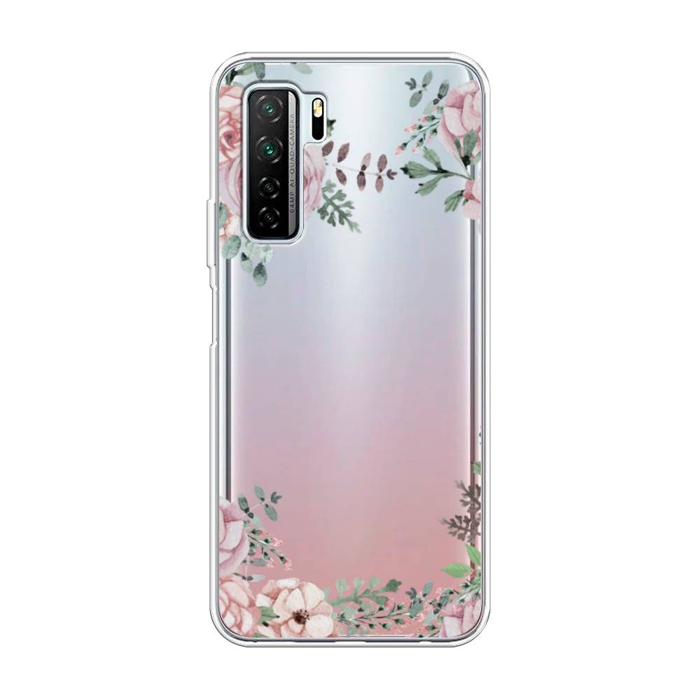 

Чехол Awog на Huawei Nova 7 SE "Нежные розы акварель", Прозрачный;розовый;зеленый, 6102950-8