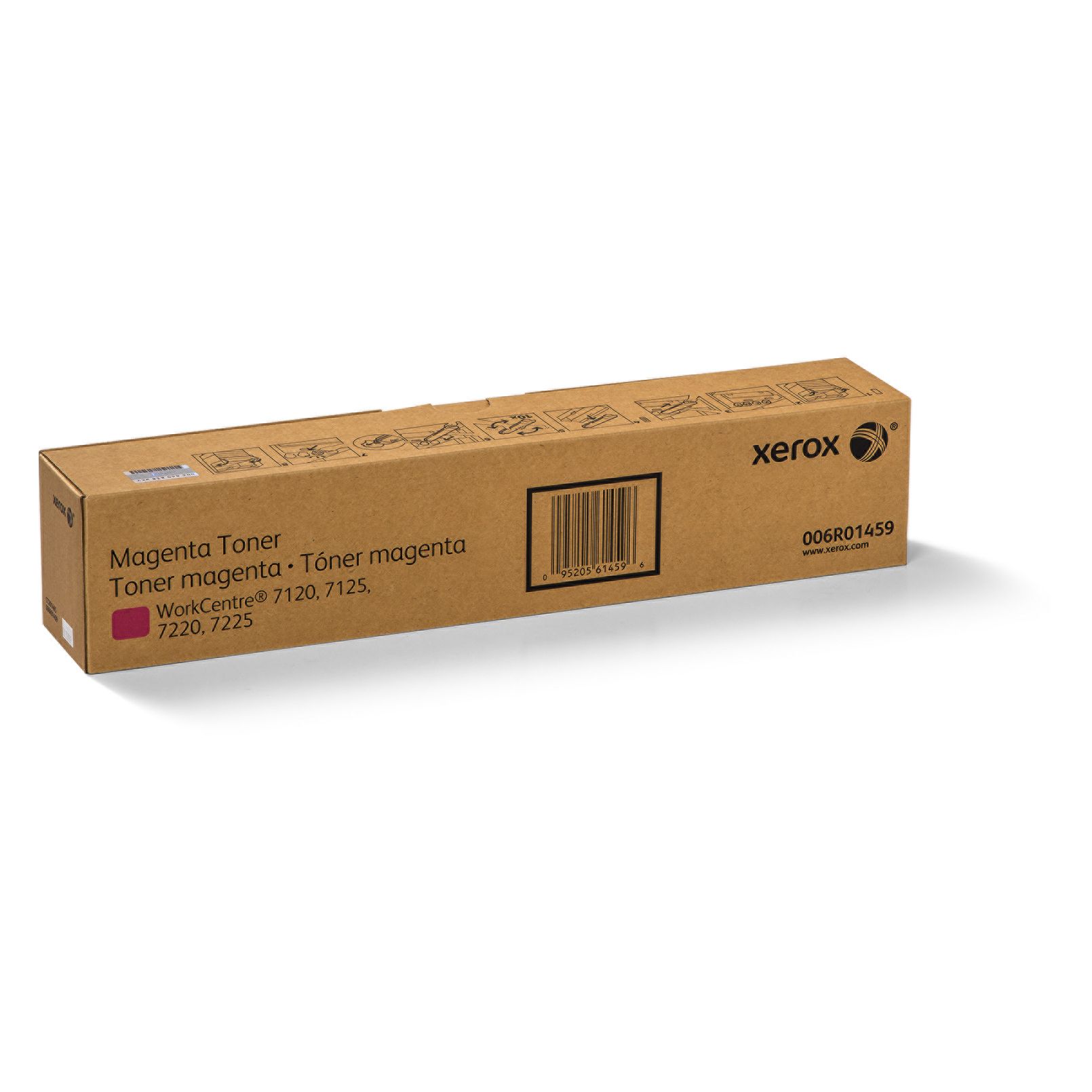 

Тонер картридж 006R01459 для Xerox WC 7120/7125/7220/7225, пурпурный, 15000 стр (аналог.ар