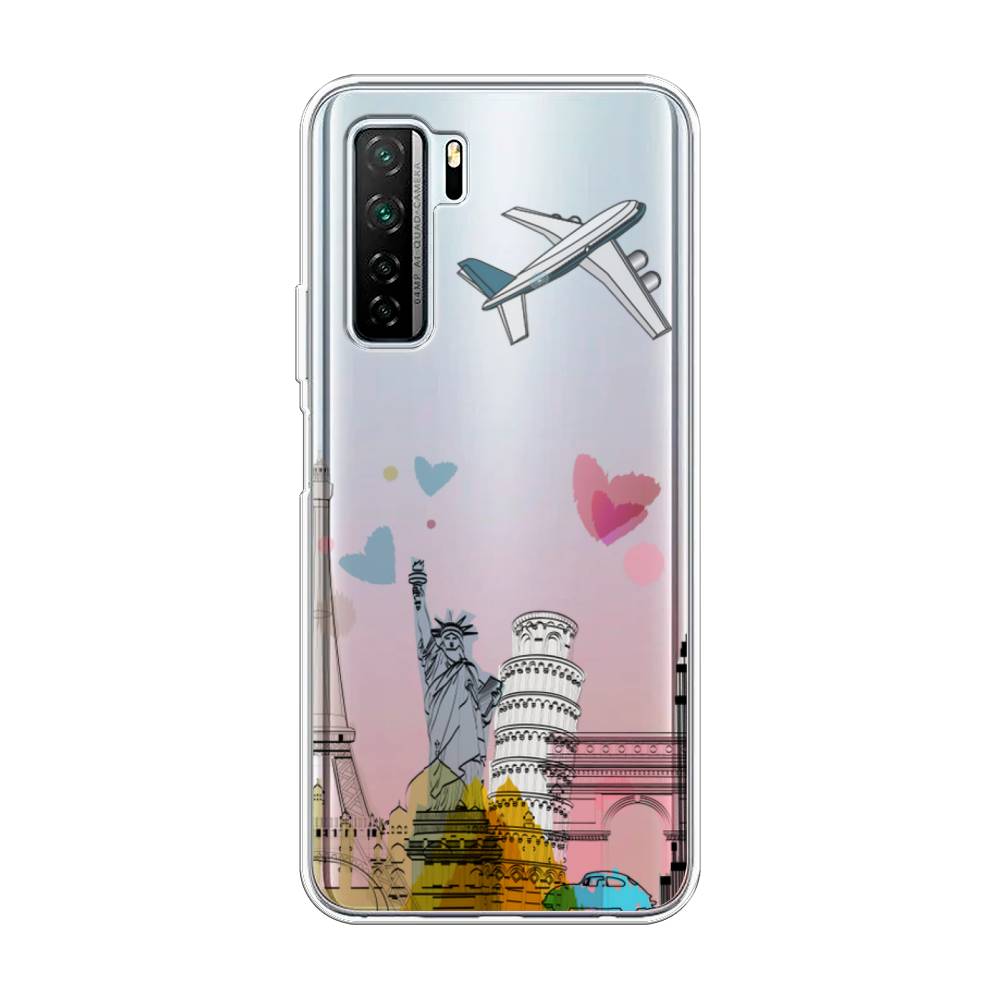 

Чехол Awog на Huawei Nova 7 SE "Самолет путешествий", Желтый, 6102950-10