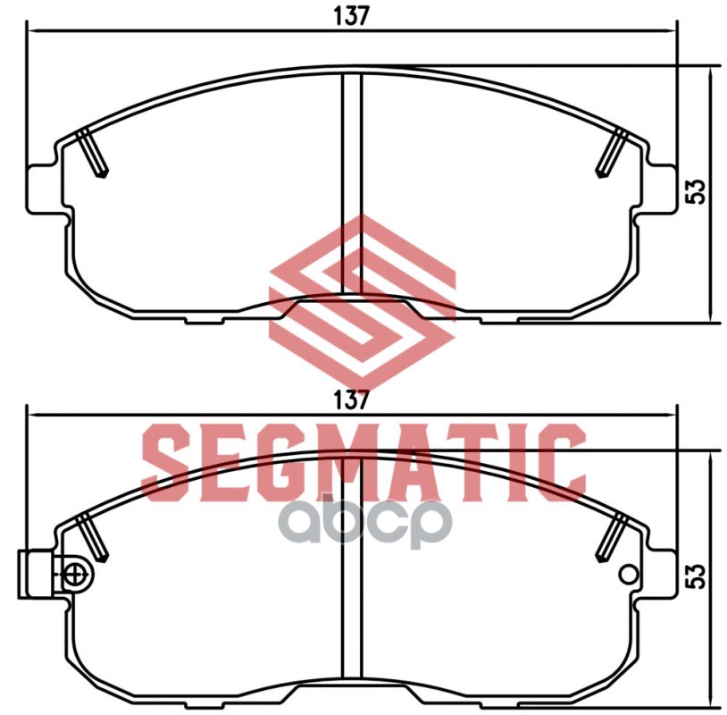 

Колодка Торм Диск Пер Nissan Teana 08- Skyline 02 SEGMATIC SGBP2645