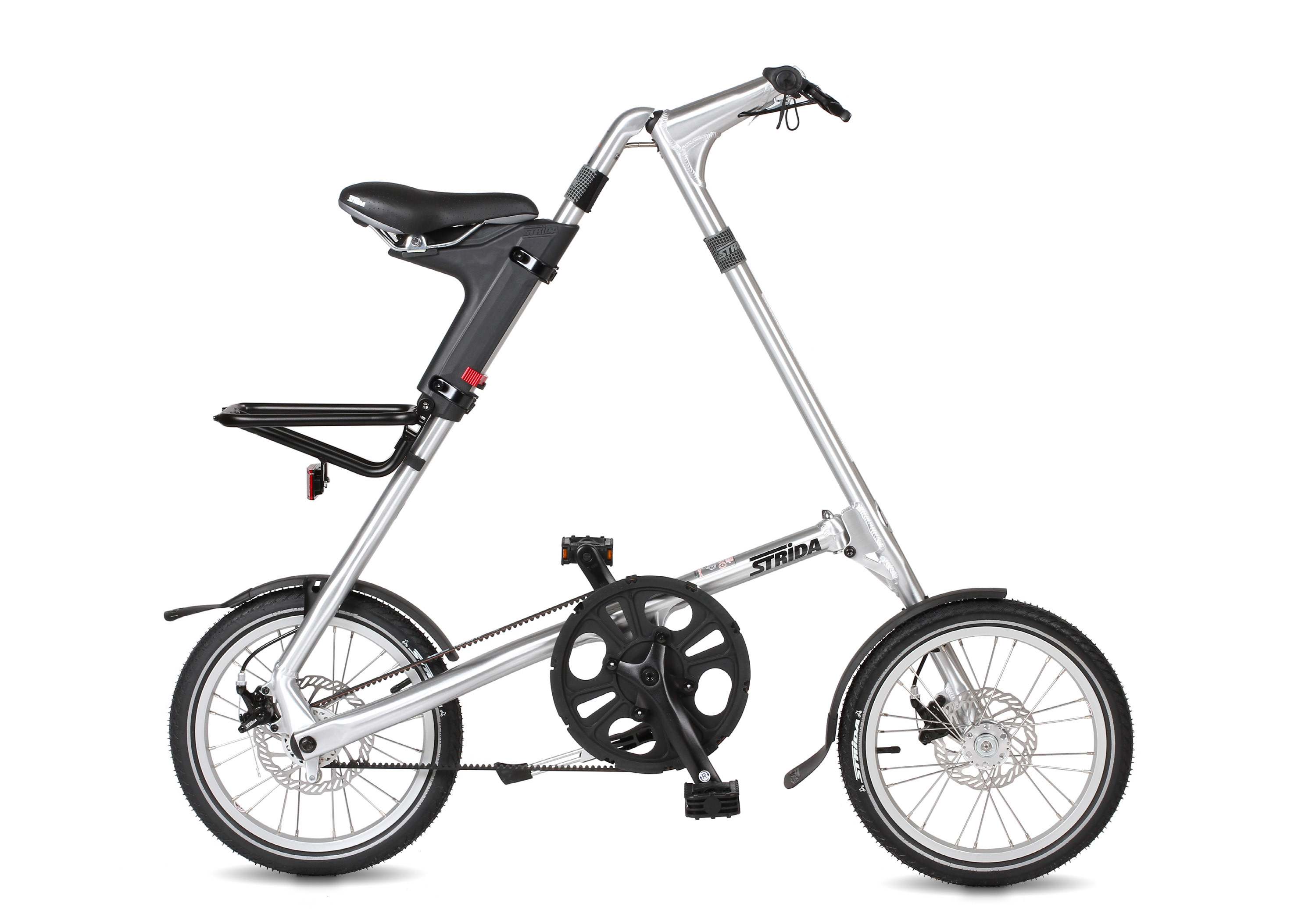 Велосипед складной Strida 5.2 серебристый 16