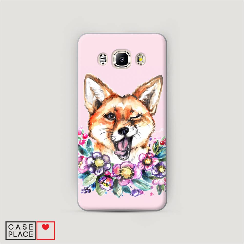 

Чехол Awog "Подмигивающая лиса" для Samsung Galaxy J7 2016, 23040-7