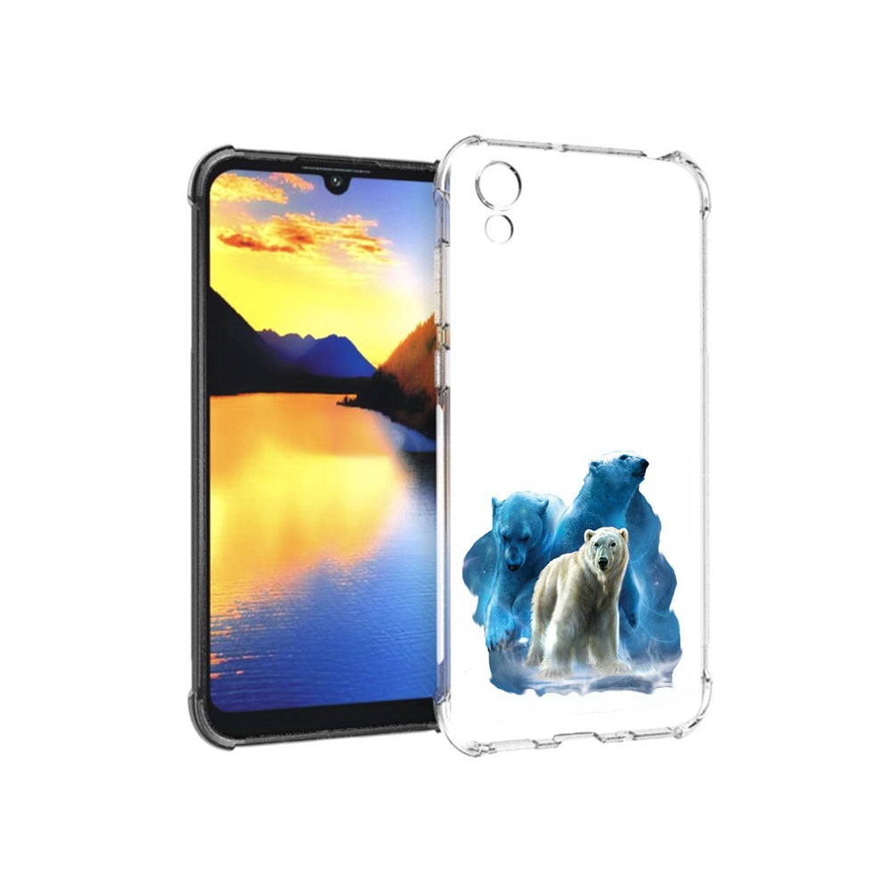 

Чехол MyPads Tocco для Huawei Y5 полярный медведь, Прозрачный, Tocco