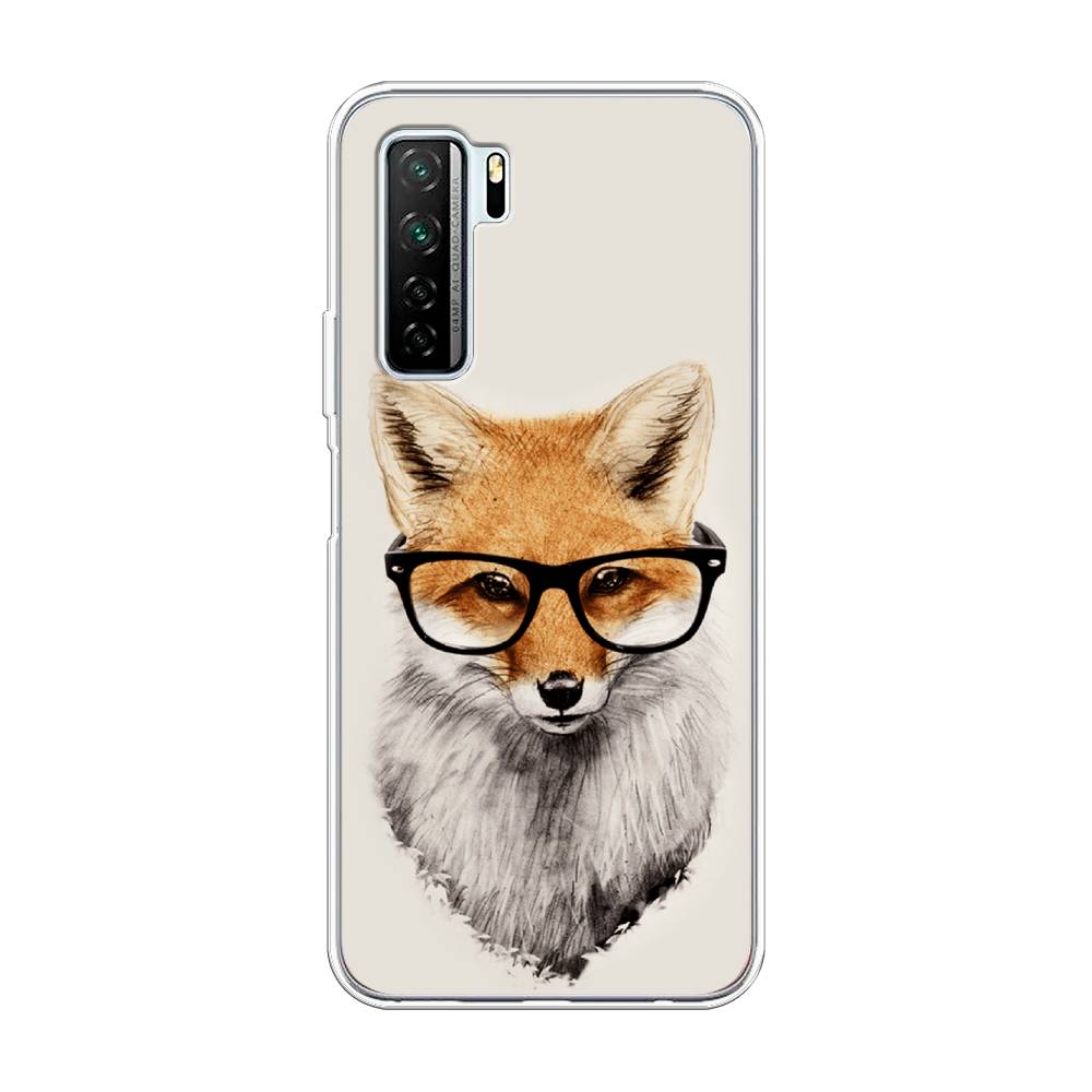 

Чехол Awog на Huawei Nova 7 SE "Лиса в очках", Бежевый, 6102950-10