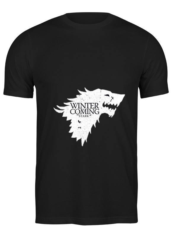 

Футболка мужская Printio House stark (game of thrones) черная 3XL, House stark (game of thrones)