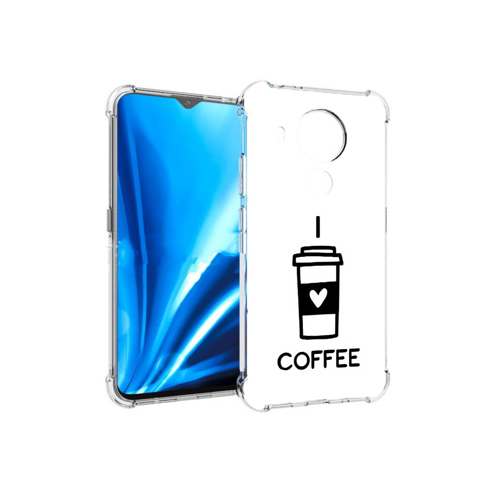 

Чехол MyPads Tocco для Nokia 5.4 Я люблю кофе (PT156621.100.206), Прозрачный, Tocco