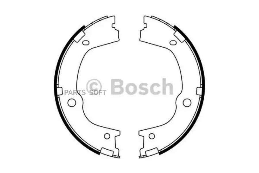 

Тормозные колодки Bosch 0986487776