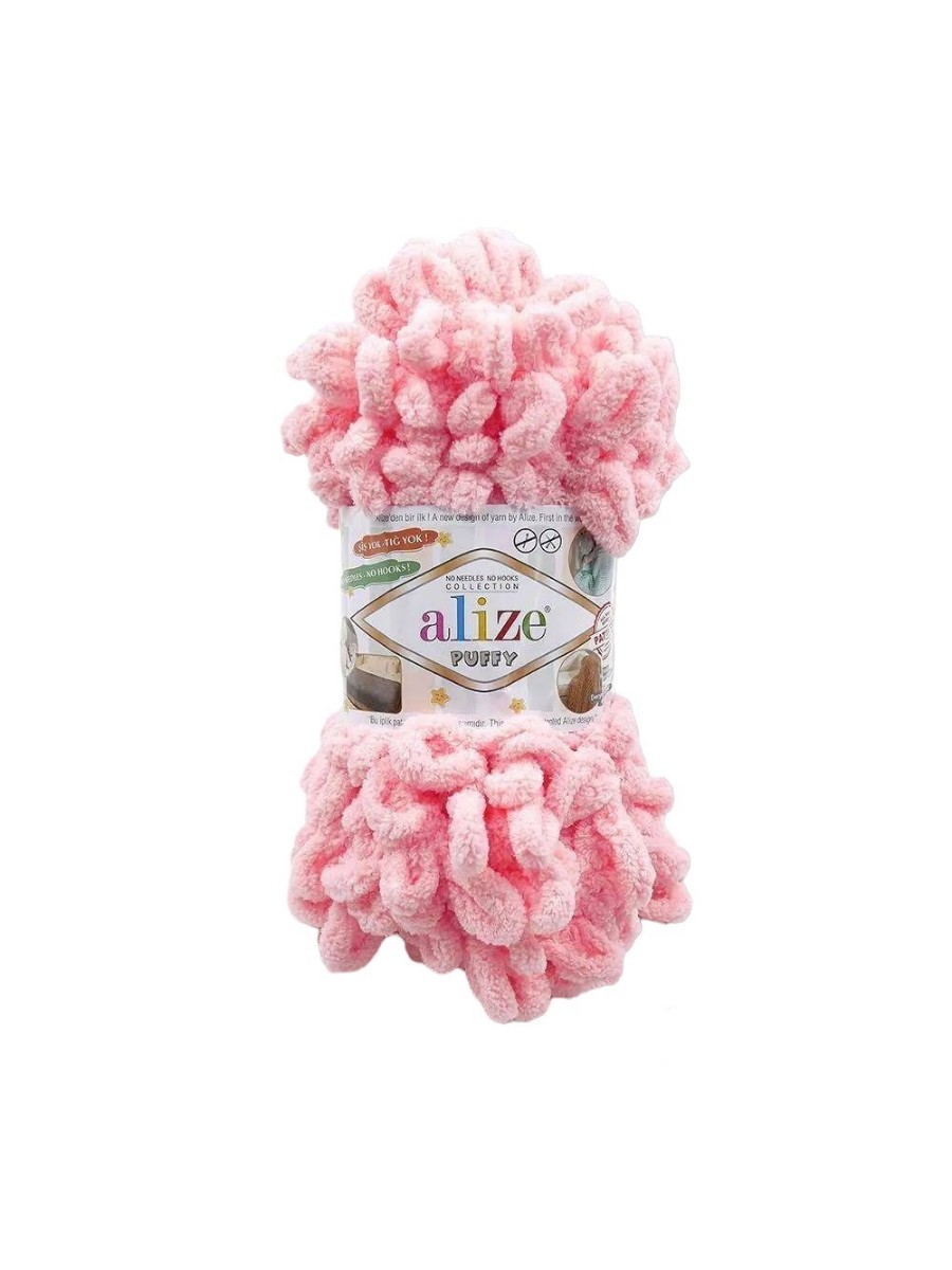 

Пряжа ALIZE "Puffy" 100 % микрополиэстер, 9 м, 100 г, 638-детский розовый, "Puffy" 100 % микрополиэстер, 9 м, 100 г, 638-детский розовый