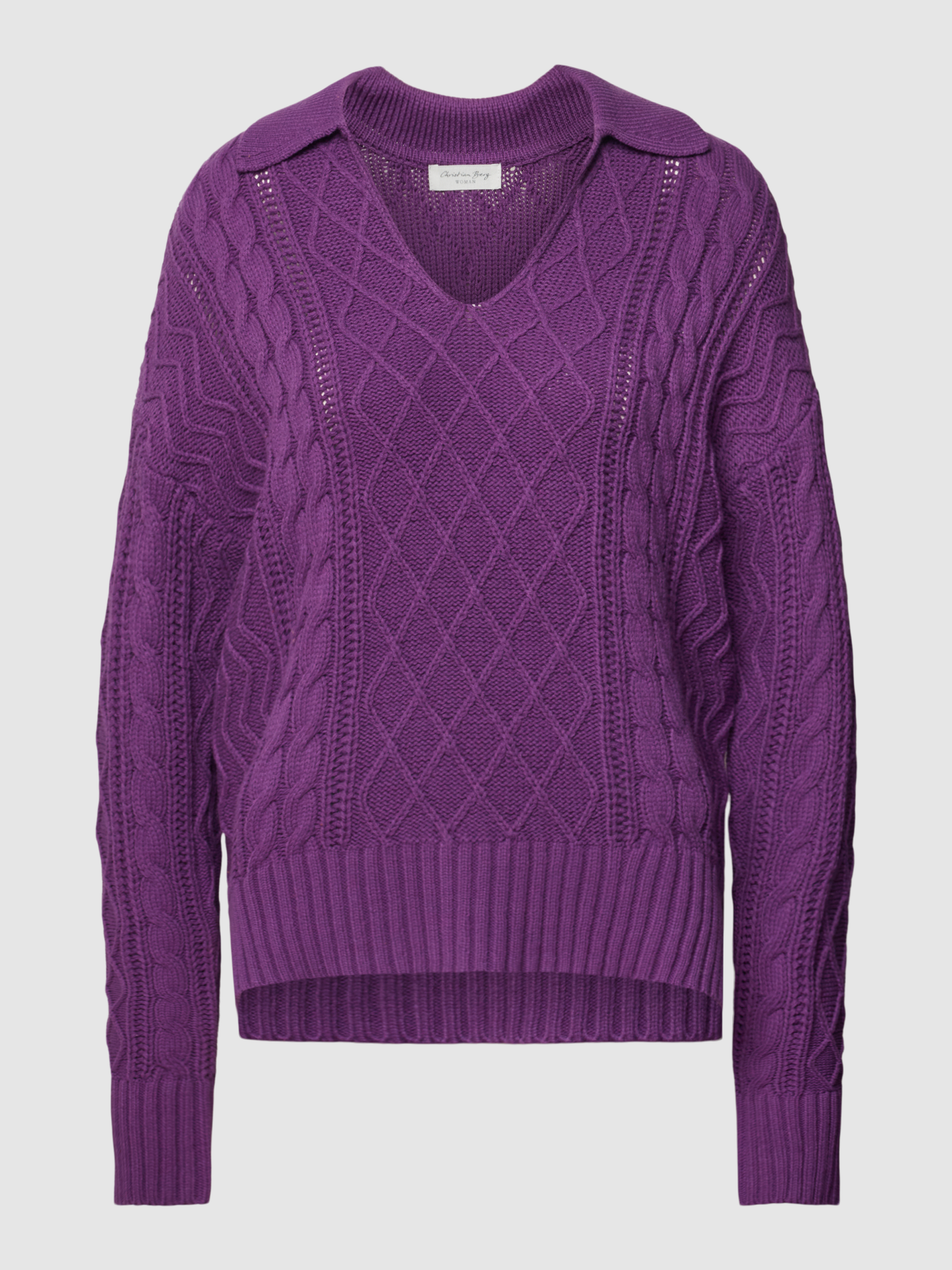 Пуловер женский Christian Berg Woman 1688301 фиолетовый 2XL (доставка из-за рубежа)