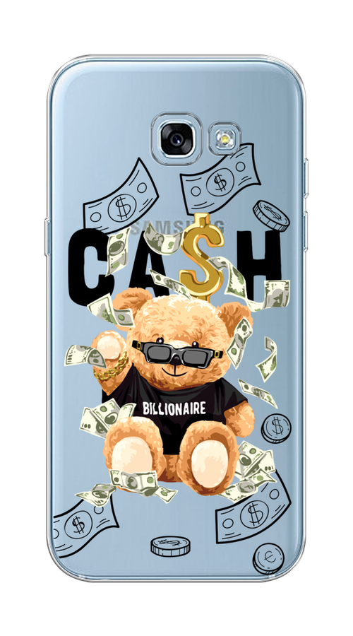 

Чехол на Samsung Galaxy A5 2017 "Big cash", Черный;серый;бежевый, 20650-6