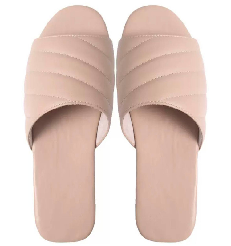 Домашние тапочки женские LSAOSEE W-021, нежно-розовые, 37-38