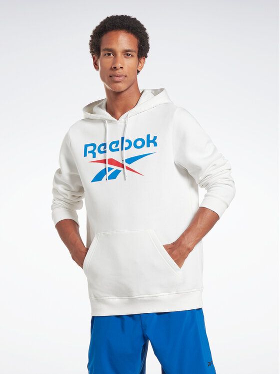 Худи мужское Reebok 0000301161394 белое XL