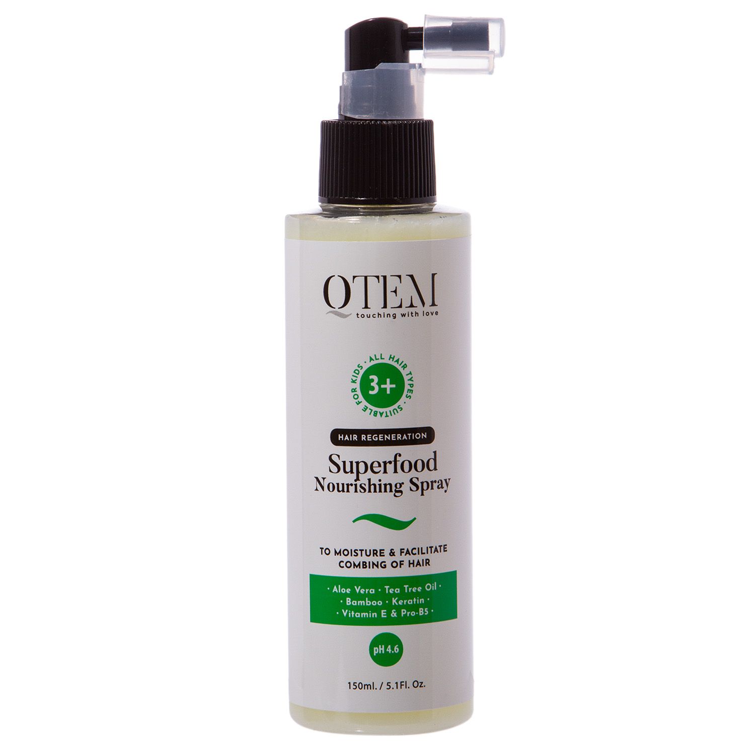 Детский спрей для волос QTEM увлажнение и облегчение расчесывания 150 мл ЭХ99989423514