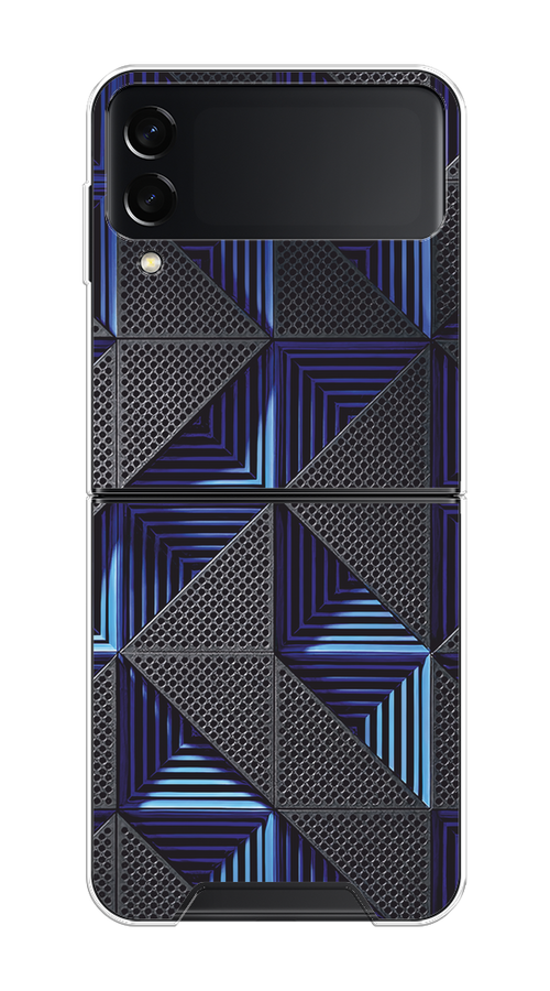 

Чехол на Samsung Galaxy Z Flip 3 "IBM", Серый;синий, 2103750-3