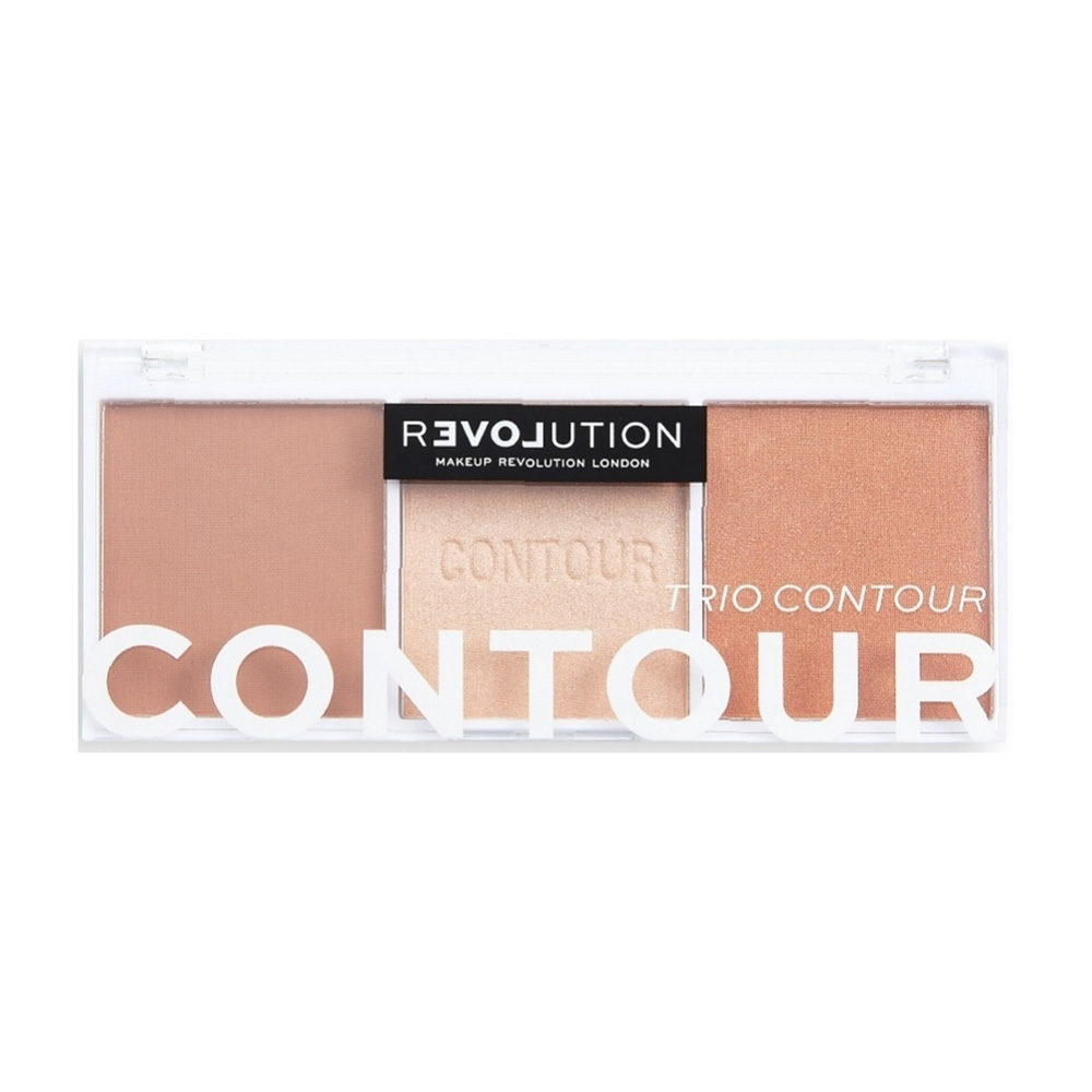 Палетка для скульптурирования лица REVOLUTION RELOVE Contour Trio Baked Sugar, 6 г