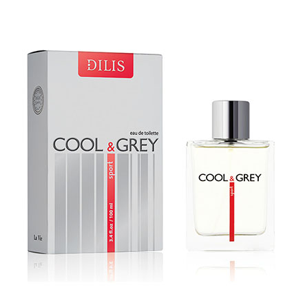 Туалетная вода Dilis Parfum, Cool & Grey Sport, 100 мл