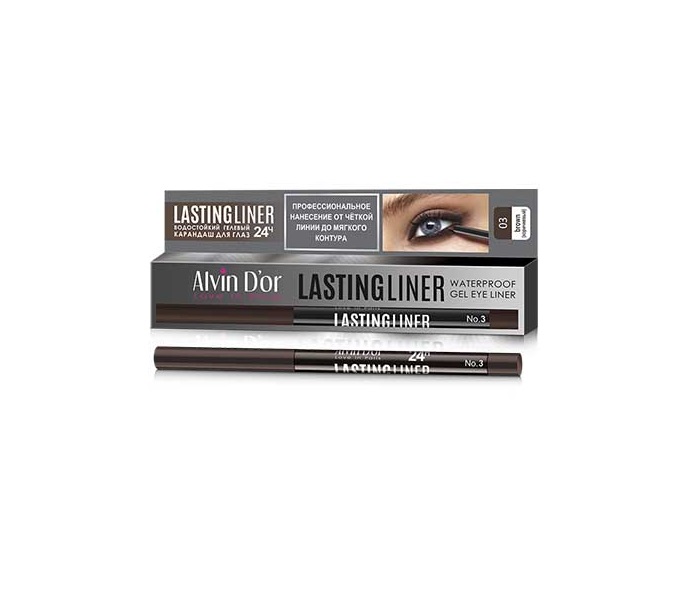 

Карандаш для глаз Alvin D'or Lastingliner, тон 03