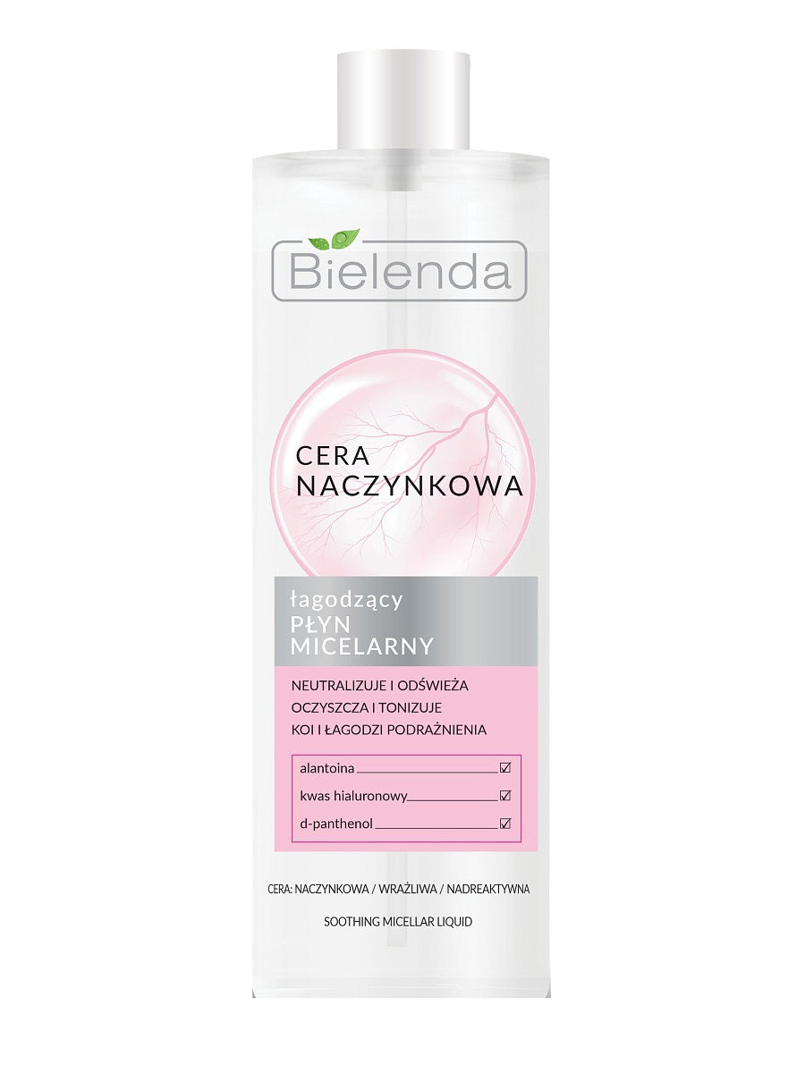 

Мицеллярная вода Bielenda, Capillary Skin, 500 мл