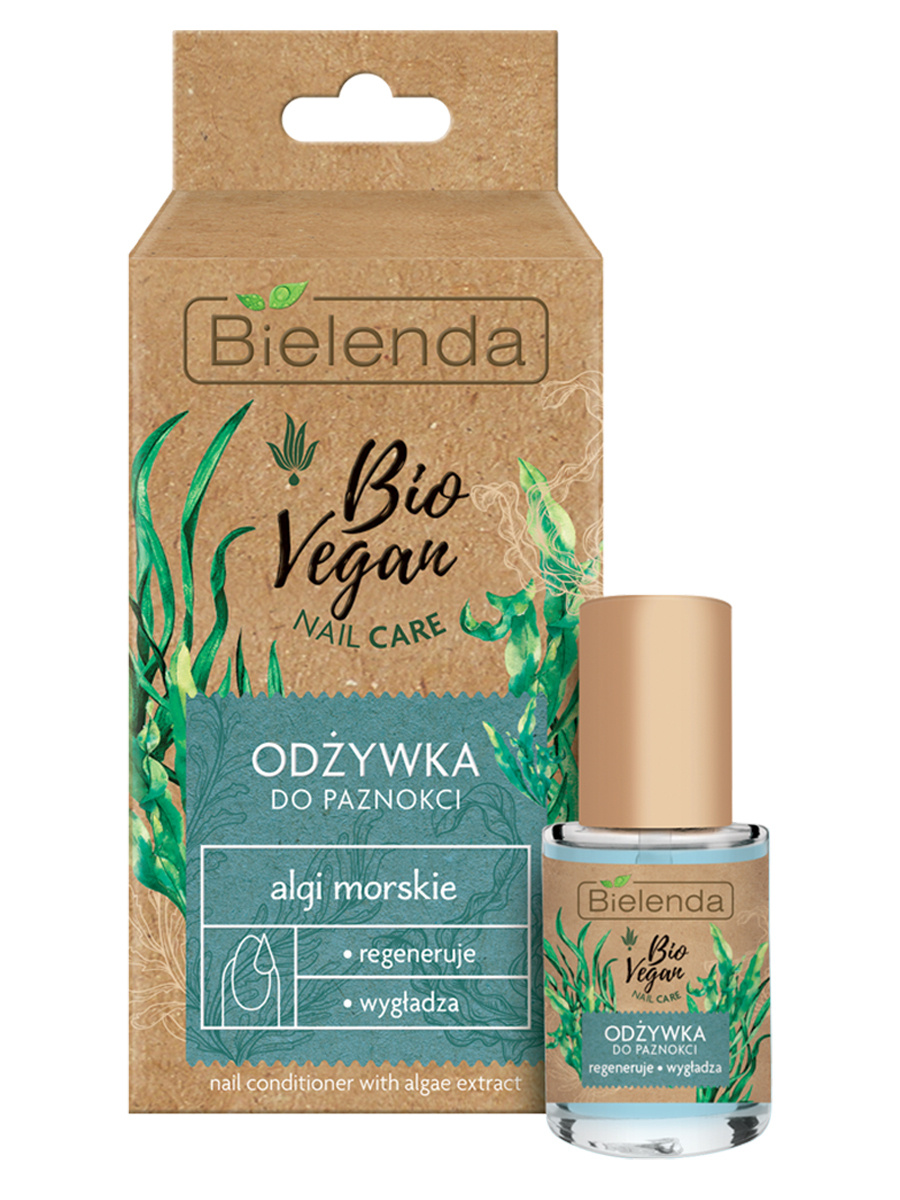 

Кондиционер для ногтей Bielenda, Bio Vegan с морскими водорослями, 10 мл