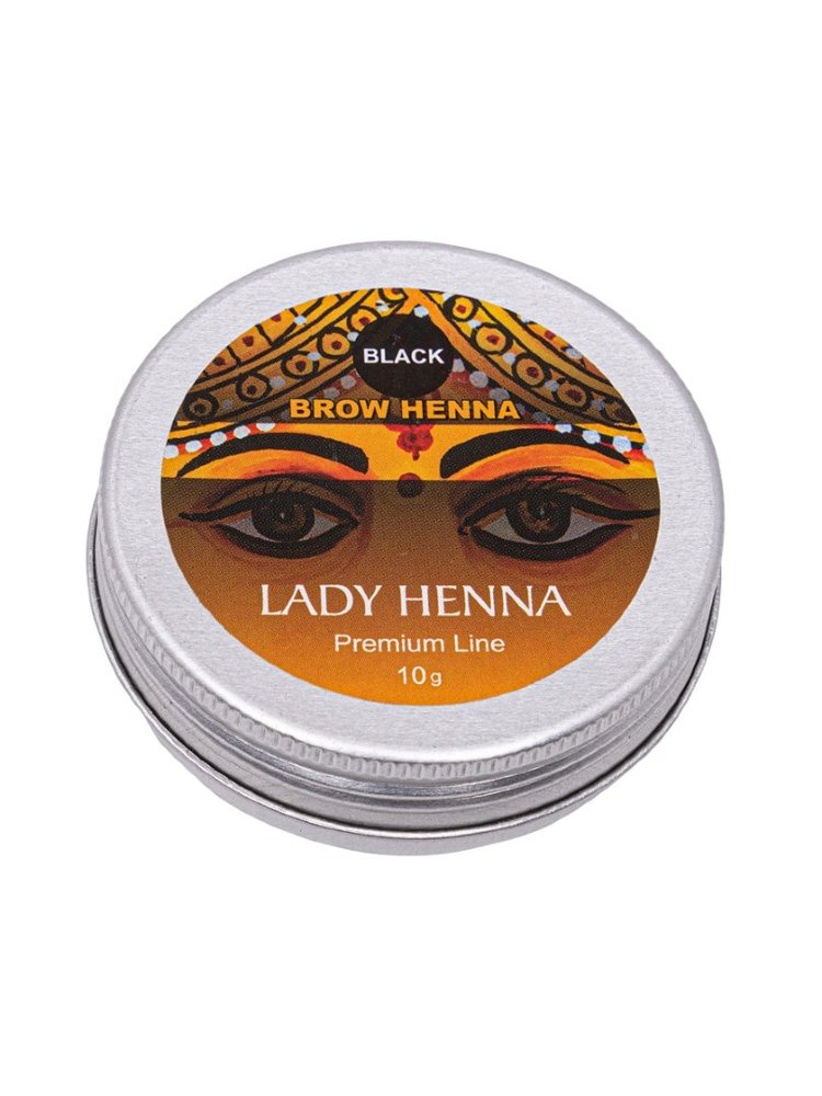 Купить Краска для бровей Lady Henna, Premium Lime, черная