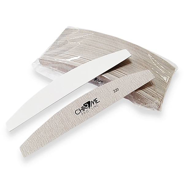 

Сменные файлы для полукруглой пилки CHARME PRO LINE, серые, 150 грит