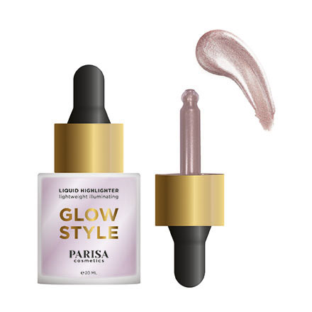 Жидкий хайлайтер для лица PARISA Cosmetics, Glow Style, тон 02