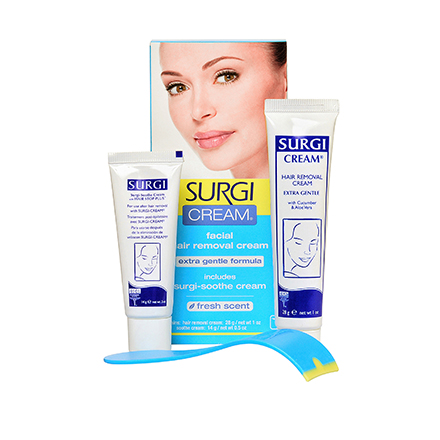 Набор для удаления волос Surgi, Cream Facial Hair Removal