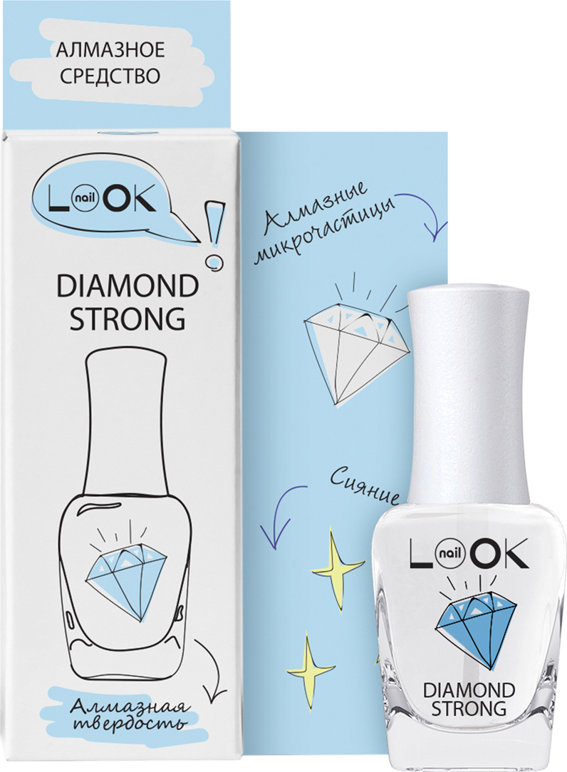 фото Naillook средство для укрепления ногтей diamond strong 12 мл