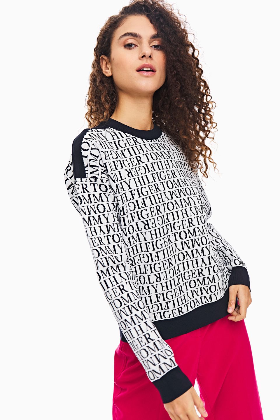 

Джемпер женский Tommy Hilfiger белый, WW0WW28596 02T