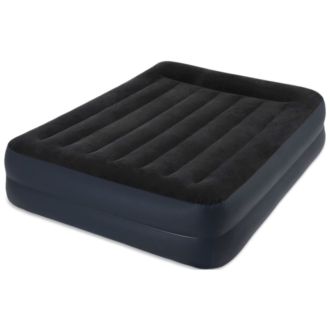Двуспальная надувная кровать Pillow rest Bed Fiber-Tech, Intex - 64124
