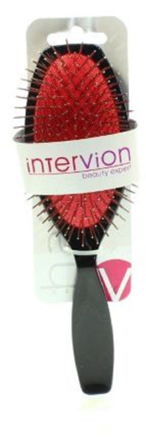 Щетка для волос большая с металлическими шпильками Inter-Vion