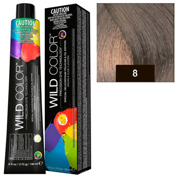 фото Стойкая крем-краска wildcolor - permanent hair color, 8n/s светлый блонд, 180 мл