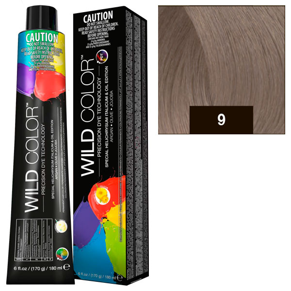 фото Wildcolor - стойкая крем-краска permanent hair color 9n/m очень светлый блонд 180 мл