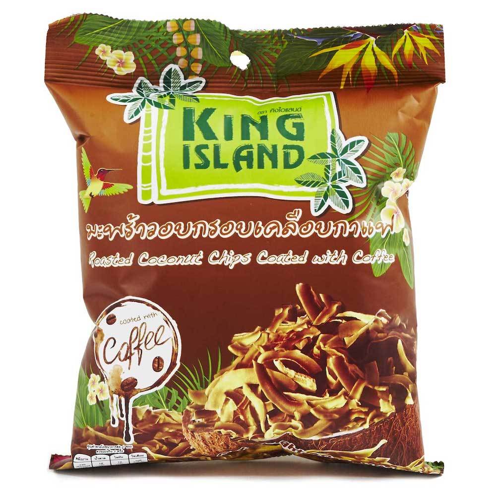 

Кокосовые чипсы King Island в кофейной глазури 40 г