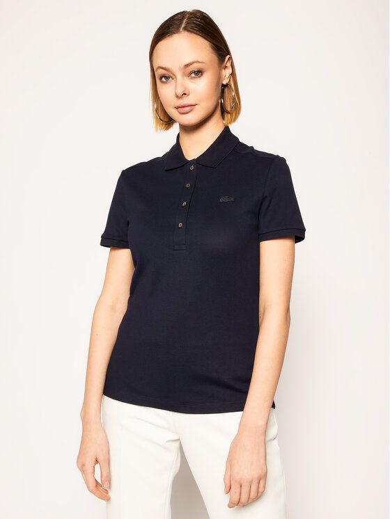 Футболка женская Lacoste 0000206964311 синяя 36 EU (доставка из-за рубежа) LACOSTE синий