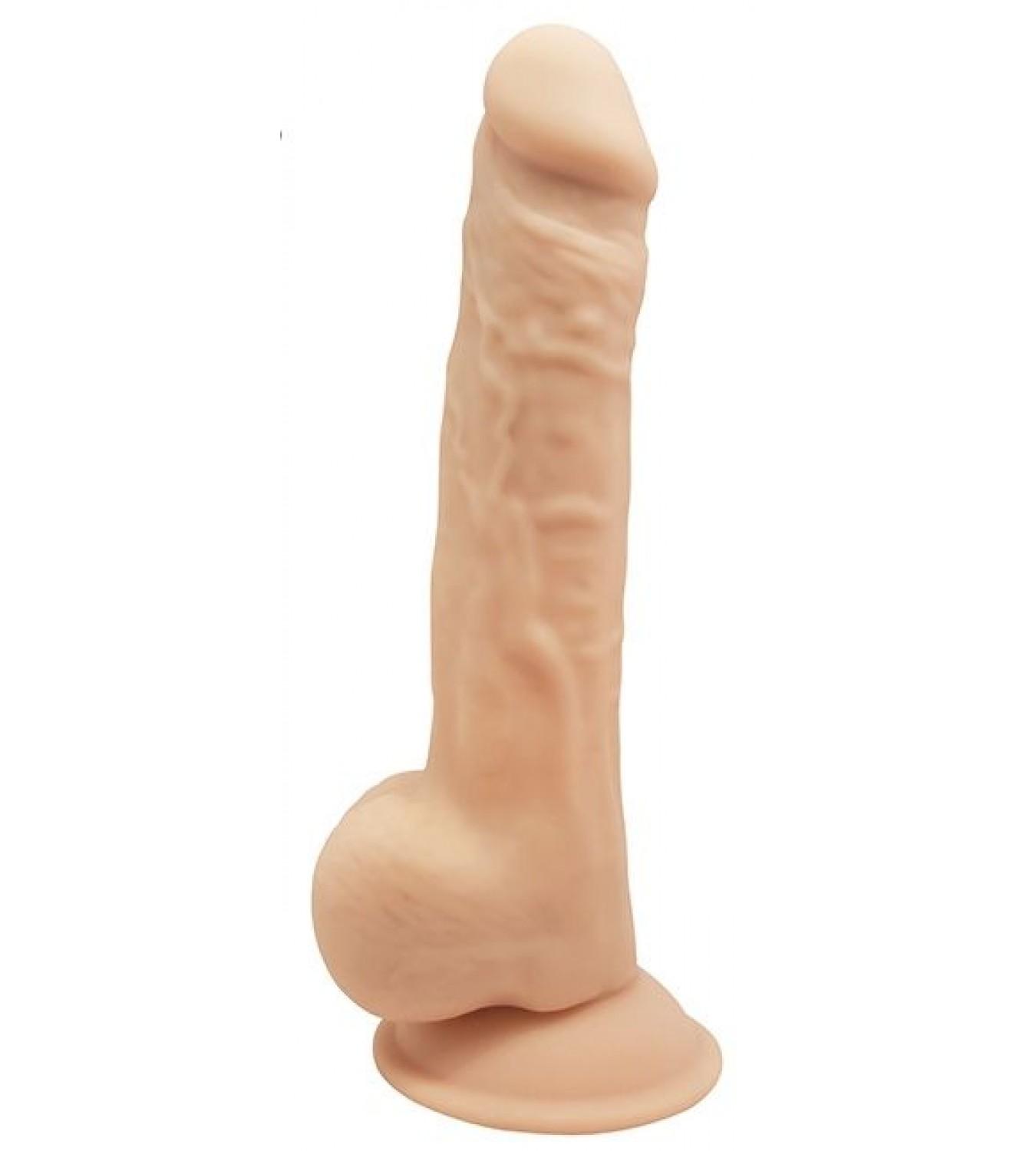 Реалистичный фаллоимитатор Dream Toys на присоске 22 см телесный
