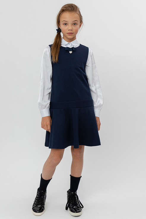 

Сарафан Button Blue 220BBGS50021000 цв.синий р.158, 220BBGS50021000_синий