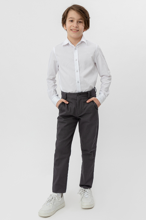 

Классические брюки Button Blue 220BBBS63030100 цв.серый р.134, 220BBBS63030100_серый