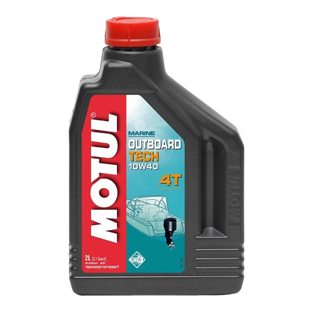 фото Моторное масло motul outboard tech 4t 10w-40 2л