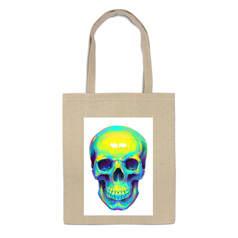 фото Сумка-шоппер printio colorfull skull