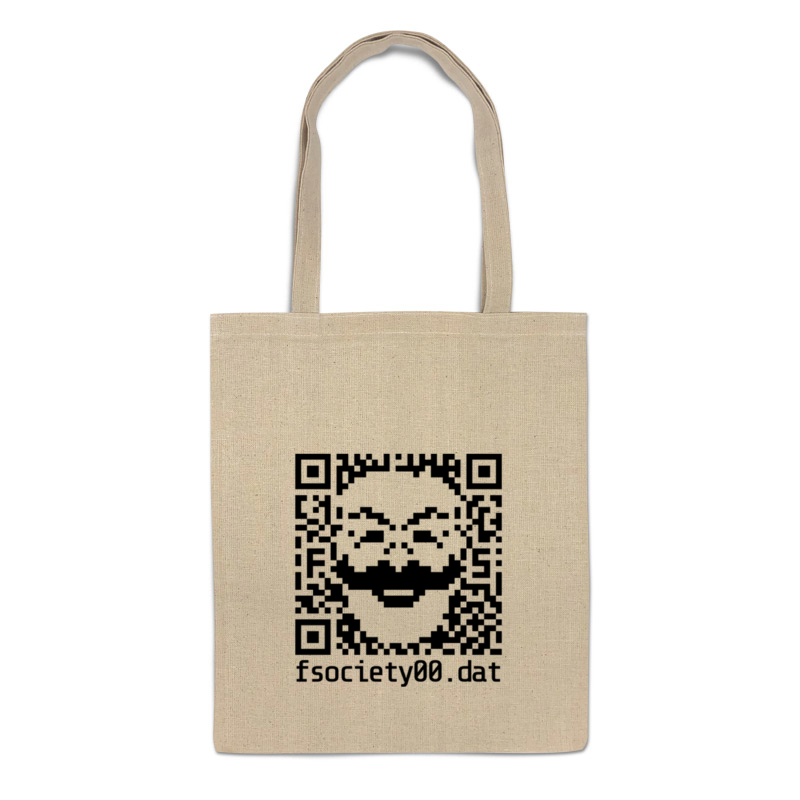 

Сумка-шоппер Printio Мистер робот. fsociety 1395649, 1395649