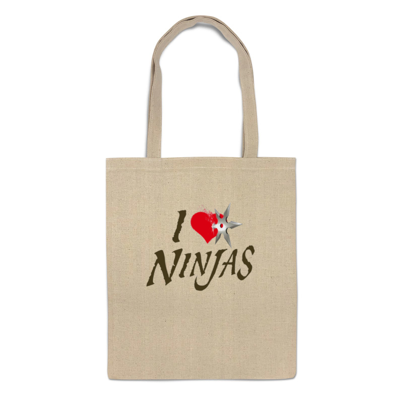 

Сумка-шоппер Printio I love ninjas, 1403823