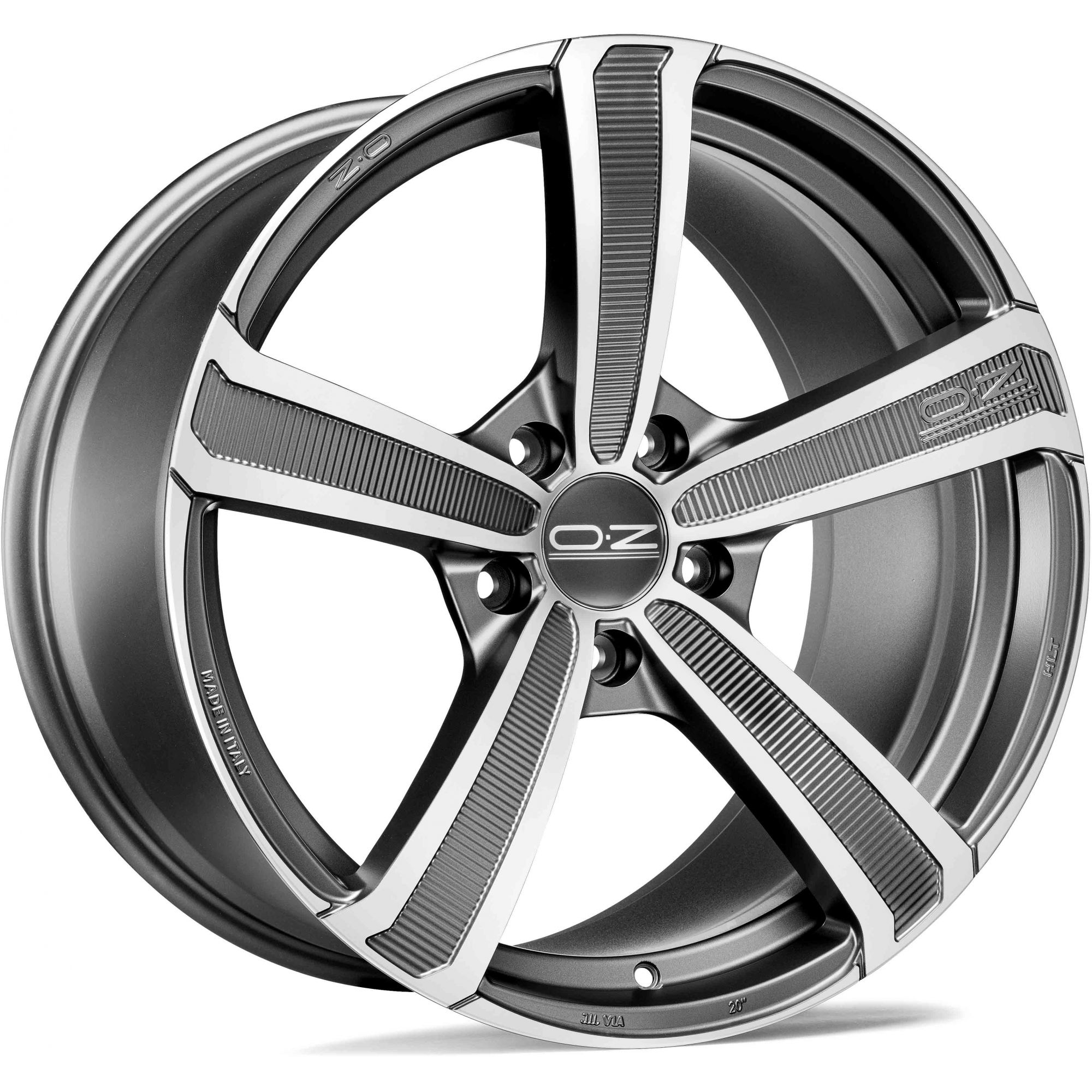 

Колесный диск OZ Montecarlo HLT 9,5/R20 5*150 ET42 d110,6 Matt Dark Graphite Diamond W0194, Серый