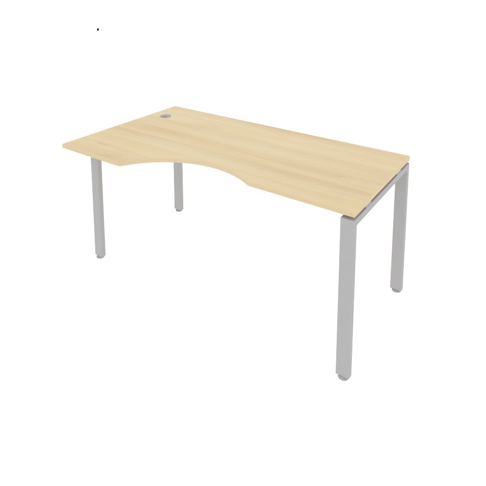 фото Компьютерный стол riva metal system style б.са-1 (l) riv_cb-00014645, акация/серый