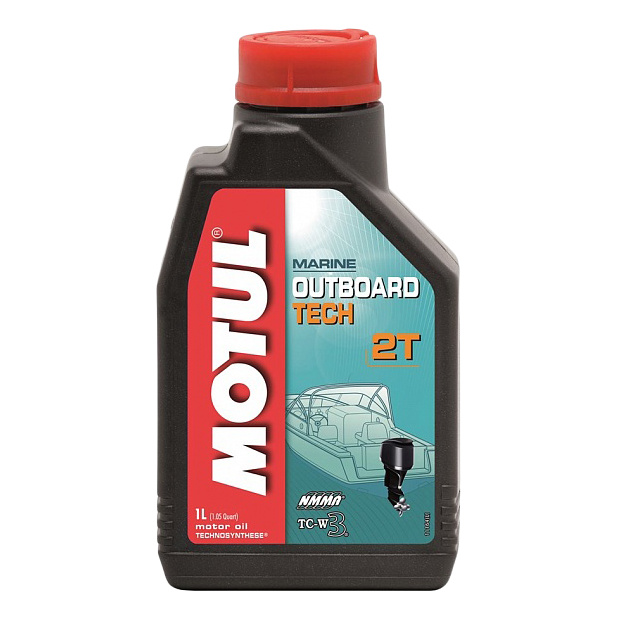 фото Моторное масло motul outboard tech 2t 5w-30 1л