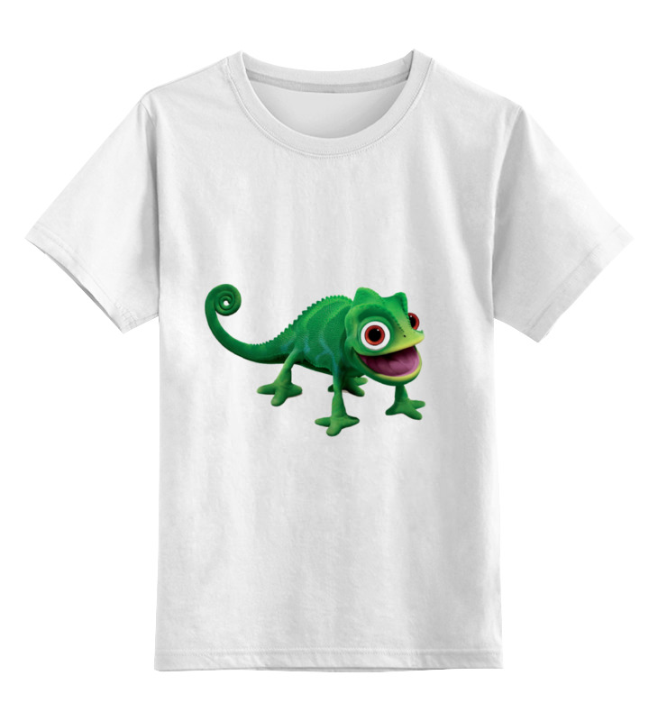 

Детская футболка классическая Printio Хамелеон, р. 164, Белый, 0000000098073