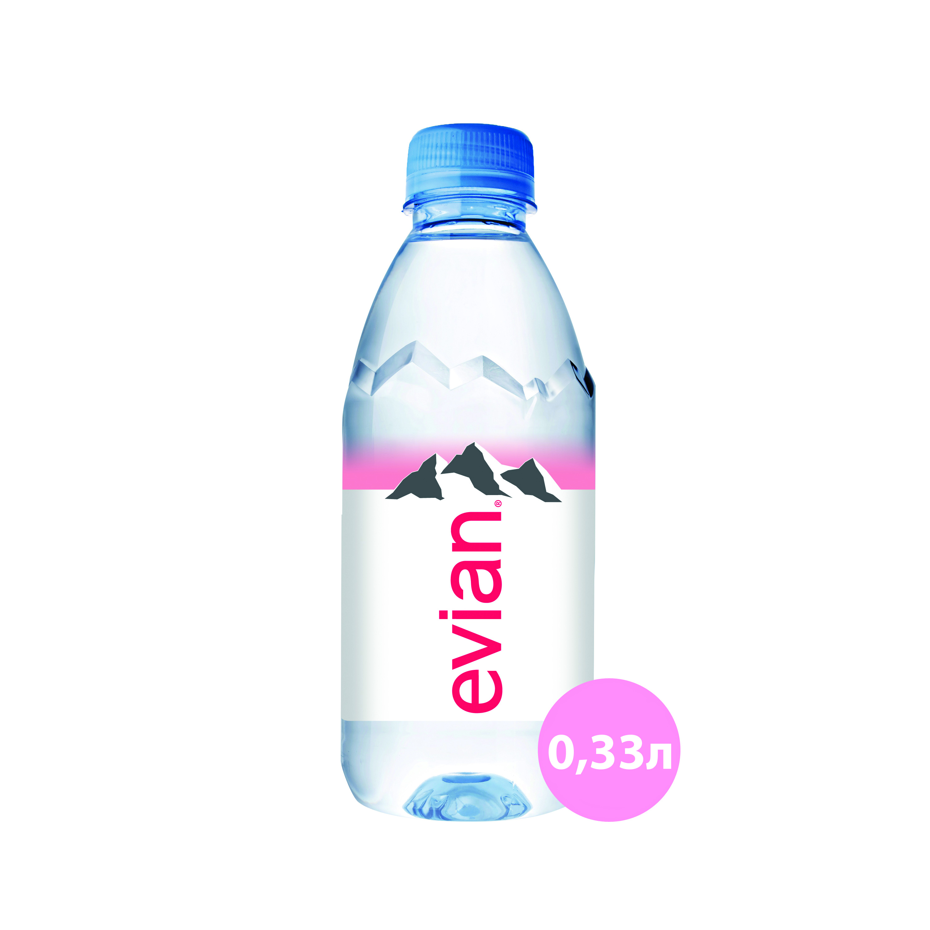 Вода Evian минеральная негазированная столовая пластик 0.335 л