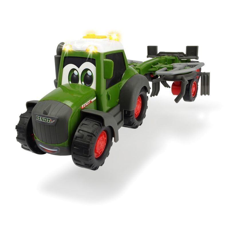 фото Трактор happy fendt, с ворошилкой для сена, 30 см dickie toys